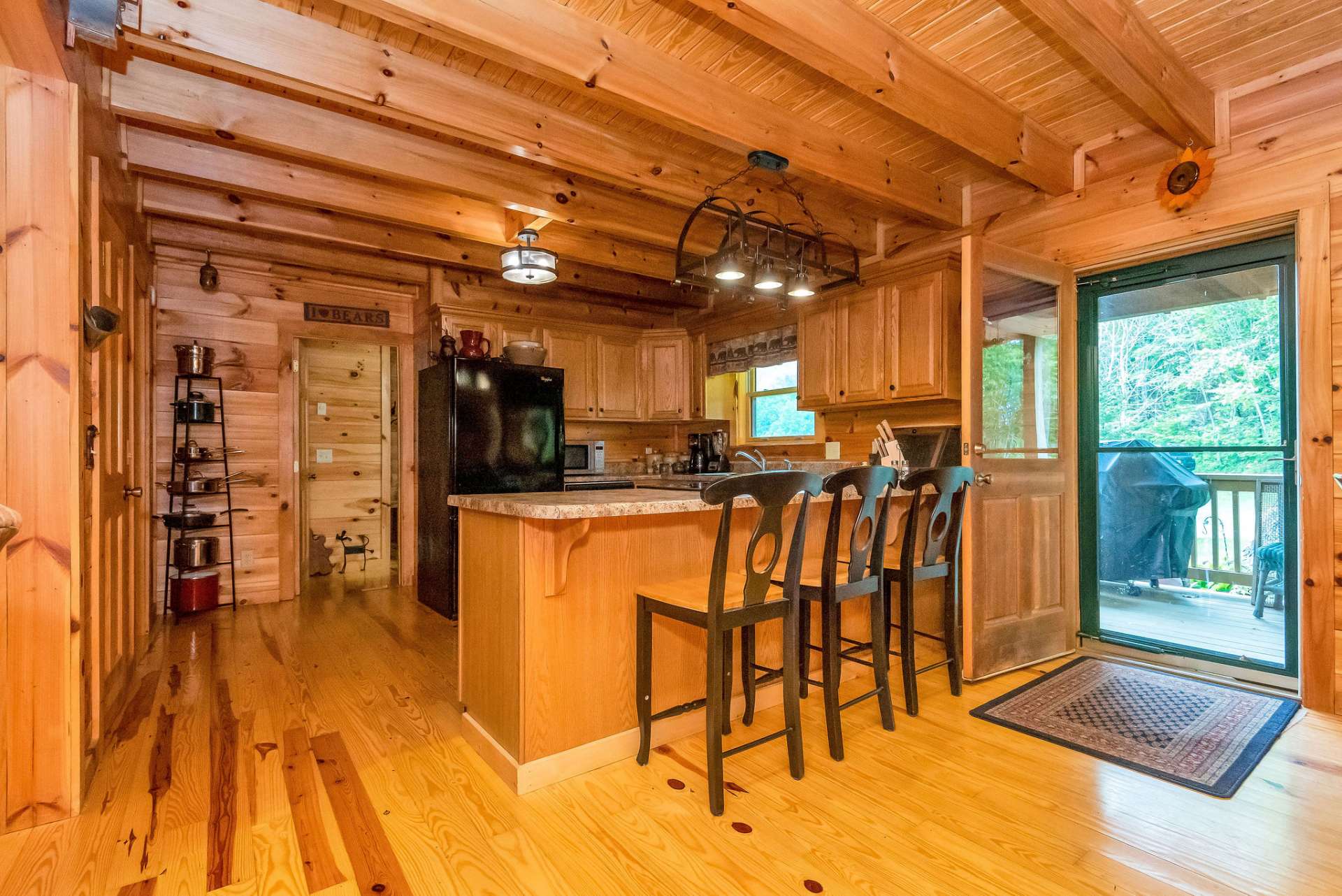 Step inside to be greeted by warm rustic charm.